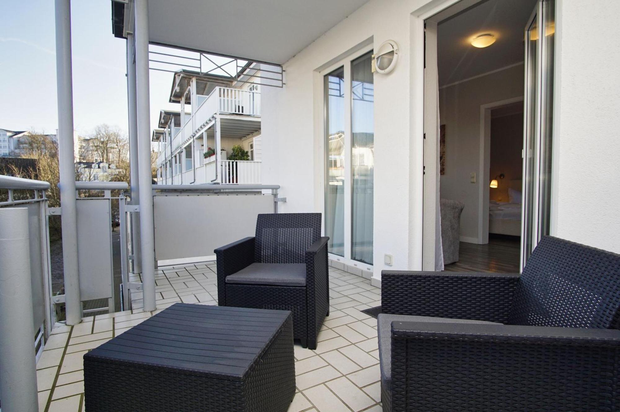 Villa Buskam FeWo 27, inklusive Sauna und Schwimmbadnutzung im AHOI Sellin Goehren  Exterior foto